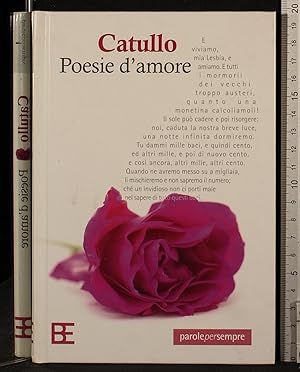 Imagen del vendedor de Catullo poesie d'amore a la venta por Cartarum