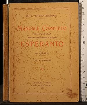 Seller image for Manuale completo esperanto for sale by Cartarum