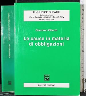 Seller image for Le cause in materia di obbligazioni for sale by Cartarum