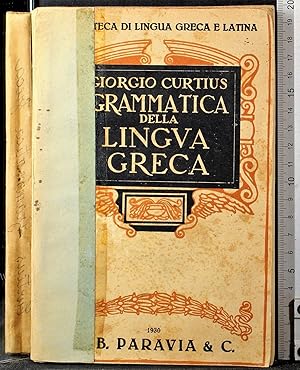 Seller image for Grammatica della lingua greca for sale by Cartarum