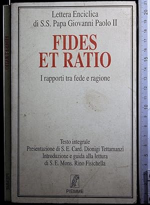 Immagine del venditore per Fides et ratio venduto da Cartarum