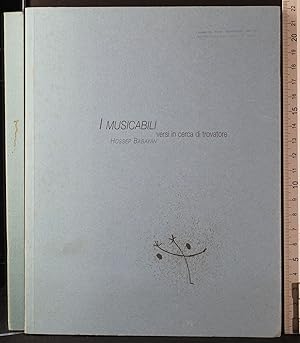 Seller image for I musicabili. Versi in cerca di trovatore for sale by Cartarum