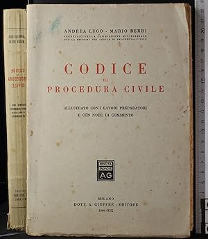 Imagen del vendedor de Codice di procedura civile a la venta por Cartarum