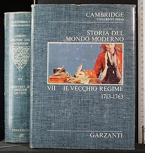 Seller image for Storia del mondo moderno. Vol VII. Il vecchio regime for sale by Cartarum