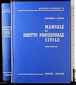 Immagine del venditore per Manuale di diritto processuale civile venduto da Cartarum