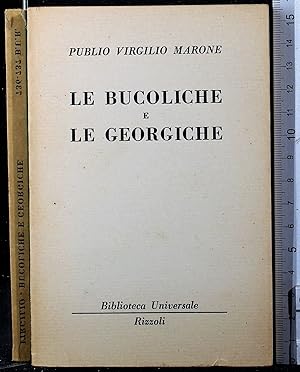 Seller image for Le bucoliche e le georgiche for sale by Cartarum