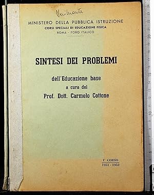 Immagine del venditore per Sintesi dei problemi venduto da Cartarum