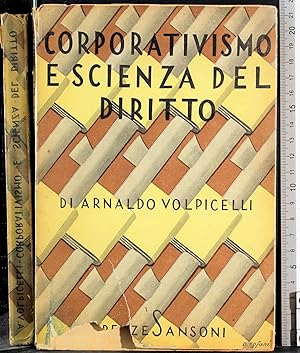 Seller image for Corporativismo e scienza del diritto for sale by Cartarum