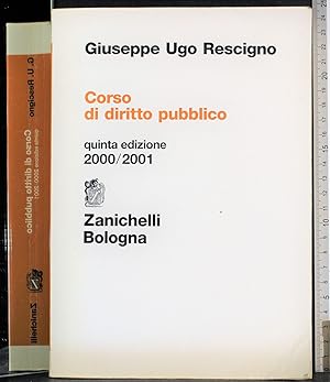 Immagine del venditore per Corso di diritto pubblico 2000/2001 venduto da Cartarum