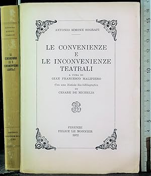 Seller image for Le convenienze e le inconvenienze teatrali for sale by Cartarum