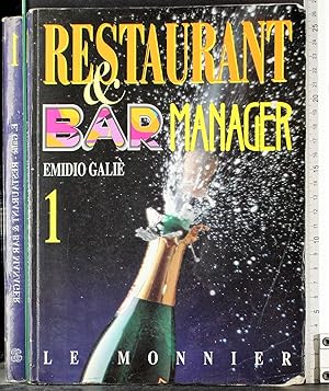 Bild des Verkufers fr Restaurant & Bar Manager Vol 1 zum Verkauf von Cartarum