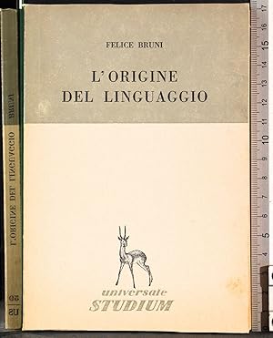 Seller image for L'origine del linguaggio for sale by Cartarum