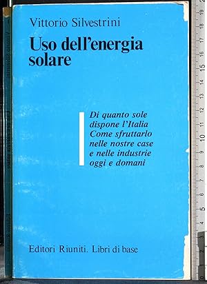 Imagen del vendedor de Uso dell'energia solare a la venta por Cartarum