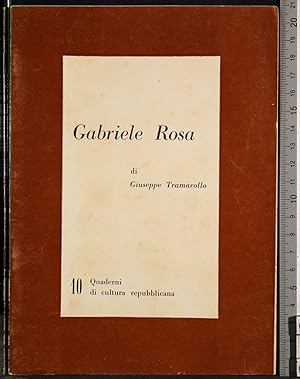 Seller image for Gabriele Rosa for sale by Cartarum