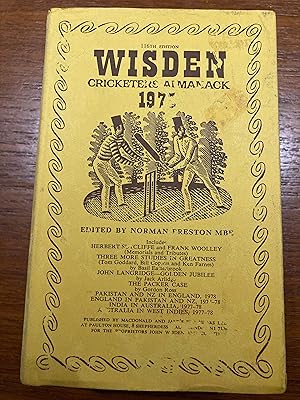 Image du vendeur pour Wisden cricketers' almanack (116th year) mis en vente par Woodend Bookshop