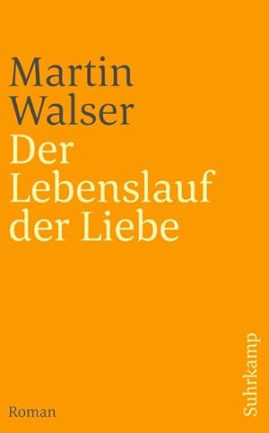 Seller image for Der Lebenslauf der Liebe: Roman (suhrkamp taschenbuch) for sale by Express-Buchversand