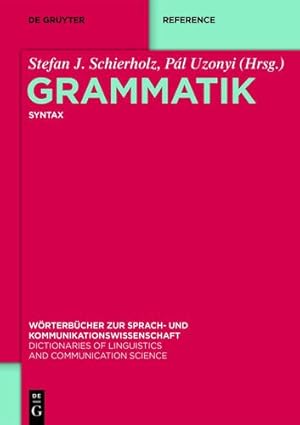 Seller image for Syntax by Schierholz, Stefan J., Uzonyi, Pál [Hardcover ] for sale by booksXpress