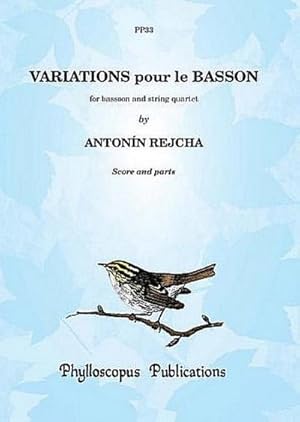 Bild des Verkufers fr Variations pour le basson for bassoonand string quartet : score and parts zum Verkauf von Smartbuy