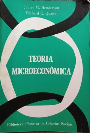 Image du vendeur pour TEORIA MICROECONMICA, UMA ABORDAGEM MATEMTICA. mis en vente par Livraria Castro e Silva