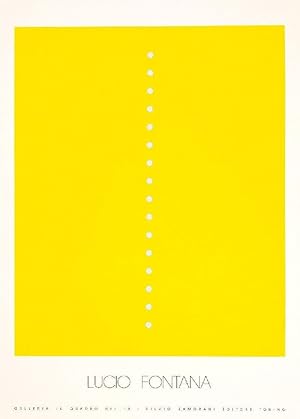 Concetto spaziale, 1965 / giallo