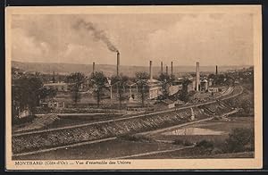 Ansichtskarte Montbard /Côte-d`Or, Vue d`ensemble des Usines, Goldbergbau