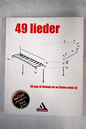 Imagen del vendedor de 49 Lieder a la venta por Alcan Libros