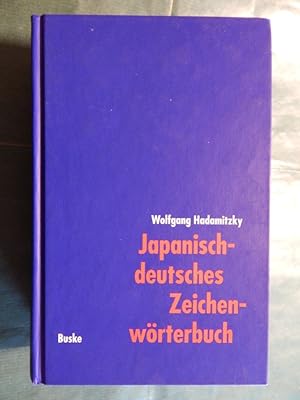 Bild des Verkufers fr Japanisch-deutsches Zeichenwrterbuch zum Verkauf von Buchantiquariat Uwe Sticht, Einzelunter.