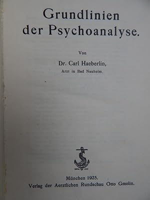 Seller image for Grundlinien der Psychoanalyse for sale by Buchantiquariat Uwe Sticht, Einzelunter.