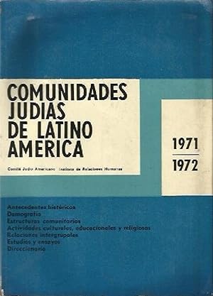 Seller image for Comunidades Judas De Latinoamerica - 1971-1972 (Spanish Edition) for sale by Librairie Cayenne