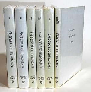 Seller image for Inventaire des Dessins [du Musee Rodin]. Tom 1 - 5 et Expositions/Bibliographie/Index en 6 Vol. for sale by Antiquariat Dr. Lorenz Kristen