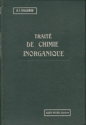 Imagen del vendedor de Trait? de chimie inorganique - A.F Holleman a la venta por Book Hmisphres