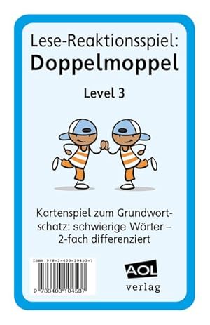 Bild des Verkufers fr Lese-Reaktionsspiel: Doppelmoppel Level 3 zum Verkauf von Rheinberg-Buch Andreas Meier eK