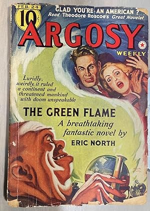 Argosy Weekly for February 24th, 1940 // The Photos in this listing are of the magazine that is o...