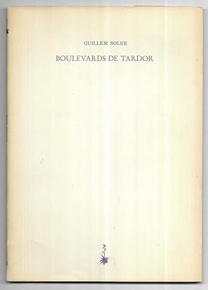 Boulevards de Tardor. Premi de Poesia Ciutat de Palma 1983