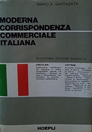 Bild des Verkufers fr Corrispondenza commerciale Italiana moderna zum Verkauf von WeBuyBooks