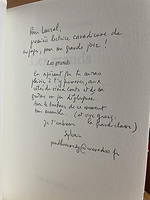 Les grands (The Greats), SIGNED