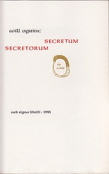 Seller image for Secretum secretorum. (Met drie ingeplakte zwart-witfoto's). for sale by Fokas Holthuis
