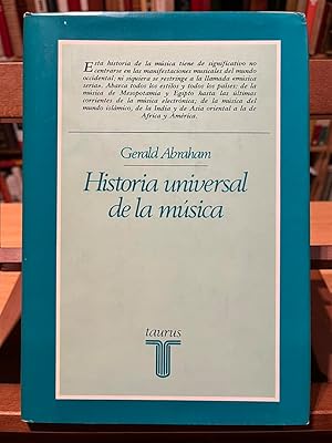 HISTORIA UNIVERSAL DE LA MUSICA