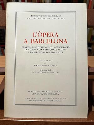 L'OPERA A BARCELONA