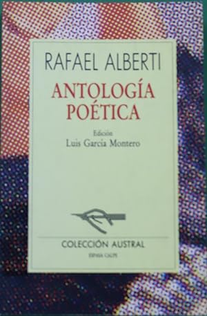 Seller image for Antologa potica for sale by Librera Alonso Quijano