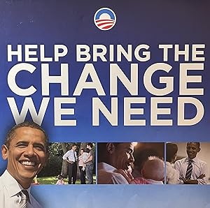"Help Bring the Change We Need" 2012 Obama Presidential Campaign Brochure