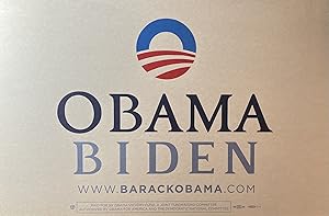 Obama Biden 2008 Presidential Campaign Sign [11]