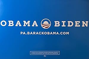 "Obama Biden" 2008 Presidential Campaign Sign