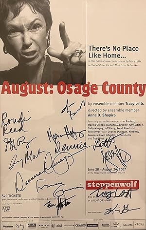 Seller image for August Osage County, Steppenwolf Theatre, Chicago for sale by 32.1  Rare Books + Ephemera, IOBA, ESA