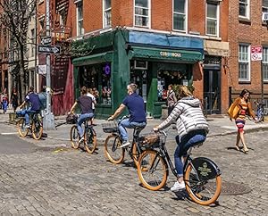 Crossing West 12th Street from Neil Allen's Vibrant Greenwich Village