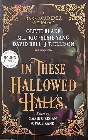 Image du vendeur pour In These Hallowed Halls: A Dark Academia Anthology mis en vente par 32.1  Rare Books + Ephemera, IOBA, ESA