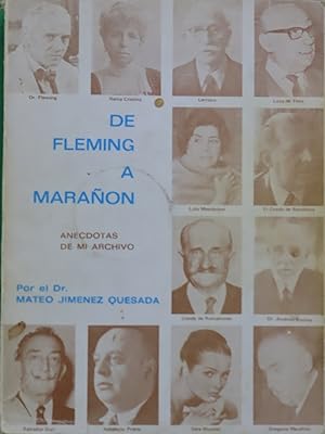 Imagen del vendedor de De Fleming a Maraon Ancdotas de mi archivo a la venta por Librera Alonso Quijano