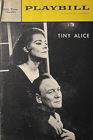 Playbill, May1965, Volume 2, Number 5 for "Tiny Alice" at The Billy Rose Theatre, New York City