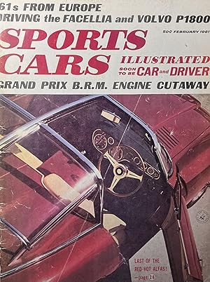 Image du vendeur pour Sports Car Illustrated, Vol. 6, No. 8, February 1961 mis en vente par 32.1  Rare Books + Ephemera, IOBA, ESA