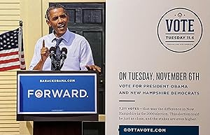 "Vote Tuesday November 6" 2012 ObamaÊ Presidential Election Mailing